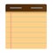 Notepad flat icon.