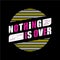 Nothing is over slogan graphic vector illustration denim vintage