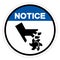 Notice Cutting of Fingers Rotating Blade Symbol Sign, Vector Illustration, Isolate On White Background Label .EPS10