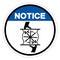 Notice Cutting of Fingers Rotating Blade Symbol Sign, Vector Illustration, Isolate On White Background Label .EPS10