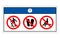 Notice Do Not Step Symbol Sign, Vector Illustration, Isolate On White Background Label. EPS10