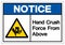 Notice Hand Crush Force From Above Symbol Sign, Vector Illustration, Isolate On White Background Label .EPS10
