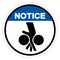 Notice Moving Equipment Can Cause Severe Injury Symbol Sign, Vector Illustration, Isolate On White Background Label .EPS10