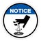 Notice Rotating Cutter Hazard Symbol Sign, Vector Illustration, Isolate On White Background Label .EPS10