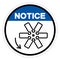 Notice Rotating Fan Blade Symbol Sign, Vector Illustration, Isolate On White Background Label .EPS10