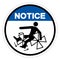 Notice Rotating Paddles Will Crush Entangle Or Amputate Symbol Sign, Vector Illustration, Isolate On White Background Label .EPS10