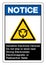 Notice Sensitive Electronic Devices Do not ship or store near Strong Electrostatic Electromagnetic or Radioactive fields Symbol