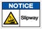 Notice Slipway Symbol, Vector  Illustration, Isolated On White Background Label. EPS10