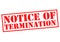 NOTICE OF TERMINATION