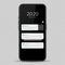 Notification screen UI design. Phone notification windows template on a dark background. Smartphone messaging interface. Vector