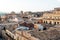 Noto baroque sicilian city old buildings panoramic view, Sicily, Italy