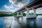 The Notre Dame Bridge over the Merrimack River, in Manchester, N