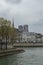 Notre-Dame Cathedral and river Seine two days before the fire