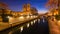 Notre Dame Cathedral and the Seine River at dawn. Paris, France