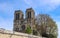Notre Dame Cathedral in spring. Before the fire. April 05, 2019.  Paris France