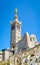 Notre-Dame de la Garde basilica in Marseille, France, seen from a secondary access trail