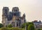 Notre Dame de Paris Cathedral After The Fire on 15 April 2019