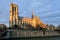 Notre Dame de Paris at dusk