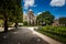 Notre Dame de Paris Garden on Cite Island, Paris