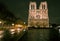 Notre Dame De Paris by night