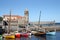 Notre-Dame-des-Anges and boats in Collioure