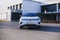 Notteroy, Norway - February 27, 2021: white VOLKSWAGEN VW ID.4 is a suv electric car