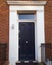 Notting hill, London, grunge entrance black door