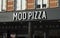 Nottingham, Nottinghamshire, UK: October 2018: MOD Pizza Sign