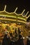 Nottingham, United Kingdom - December 14, 2019 - beautiful carrousel at Christmas winter market