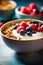 Nourishing Breakfast Bowl: Oatmeal, Yogurt, and Berries - Generative AI
