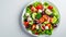 Nourishing Greek Salad Delight: A Wholesome Concept of Proper Nutrition