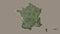Nouvelle-Aquitaine location. France. Satellite map