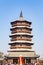 Nov 2014, Yingxian, China: Wooden Pagoda of Yingxian, near Datong, Shanxi province, China.