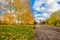 Nov, 2019- People walked and relaxed around the Kensington Gardens the Royal Parks, London.