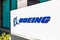 Nov 22, 2019 Menlo Park / CA / USA - Boeing sign at their office building housing the subsidiary Aurora Flight Sciences, which