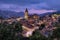 Novara Di Sicilia Mountain Village at twilight, Sicily