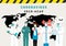 Novel coronavirus background and covid-19 concept of doctor teamwork design to prevent the spread of bacteria, viruses.Vector