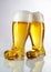 Novelty boot shaped beer glasses