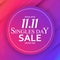 November 11 Singles Day Sale. Vector Illustration