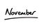 November