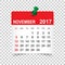 November 2017 Calendar