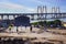 November 2019, Mumbai. Kids enjoying games near bandra worli sea link.