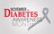 November is diabetes awareness month