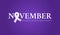 November Epilepsy Awareness Month Background Illustration