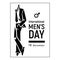 November international mens day icon, simple style