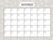 November. Universal Monthly Planner Template