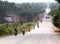 November22, 2018. Laos school children and people riding on main road street to school and work, VANG VIENG provinces of LAOS.