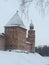 Novgorod Kremlin Detinets, Kremlin towers, Kremlin wall, the most famous tower, the one that is slimmer-the Kokuy tower