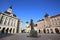 NOVI SAD, SERBIA - APRIL 03: View of Liberty Square (Trg Slobode) in Novi Sad, which in this city keeps the summer music festival