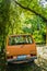 Novi Sad, Serbia - November 14. 2020: Abandoned Volkswagen vehicles in a private yard.